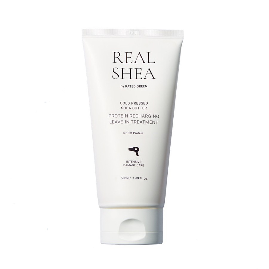 Термозахисний відновлювальний крем для волосся Rated Green Real Shea Protein Recharging Leave-in Treatment